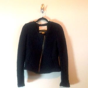 Anthropologie Cartonnier small Boucle Moto Zipper